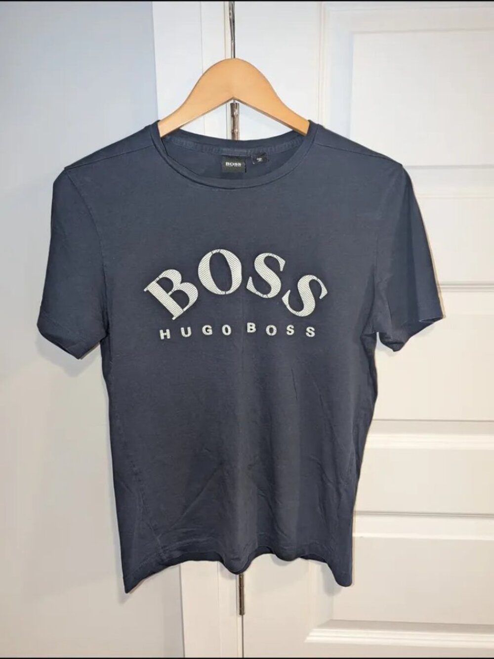 Hugo Boss Navy Blue Logo Tee